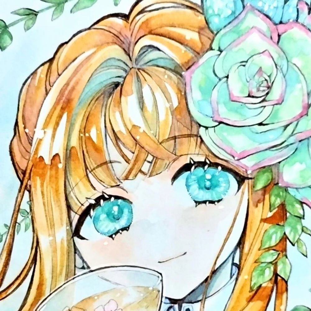 咲良なこ@透明水彩