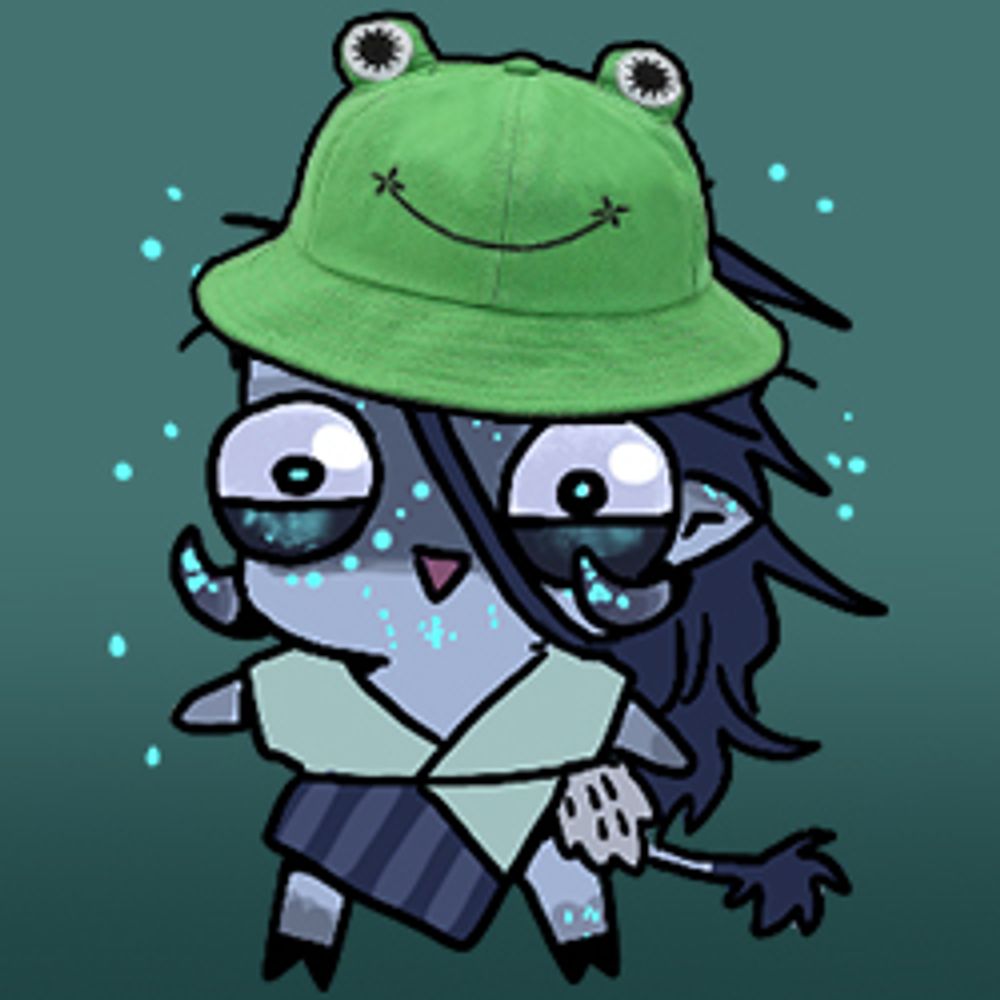 skatuya but in a silly hat 👒
