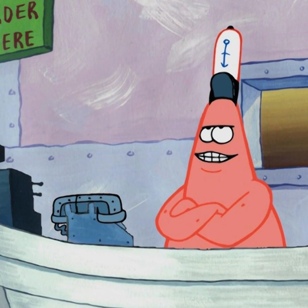 Some Pinhead Larry at the Krusty Krab