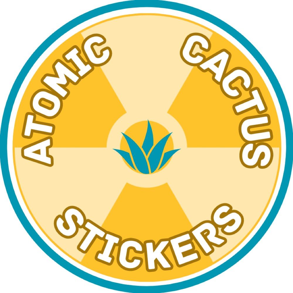 Atomic Cactus Stickers