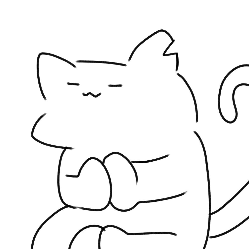 拝みネコ