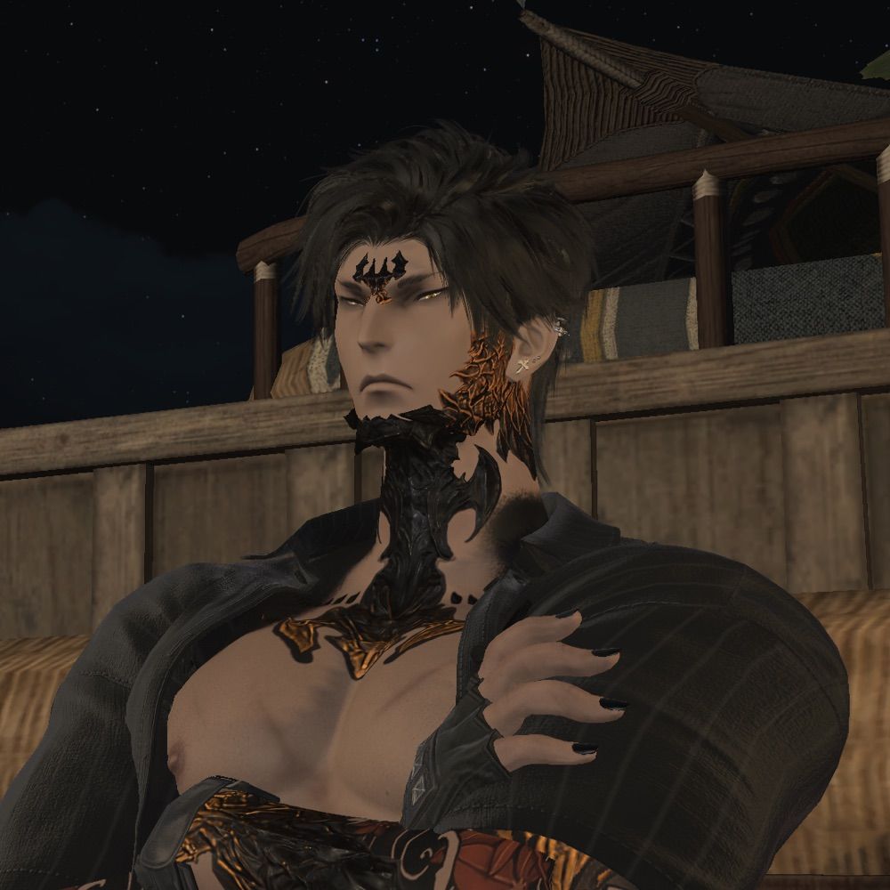 隣りのアウラくん@FFXIV