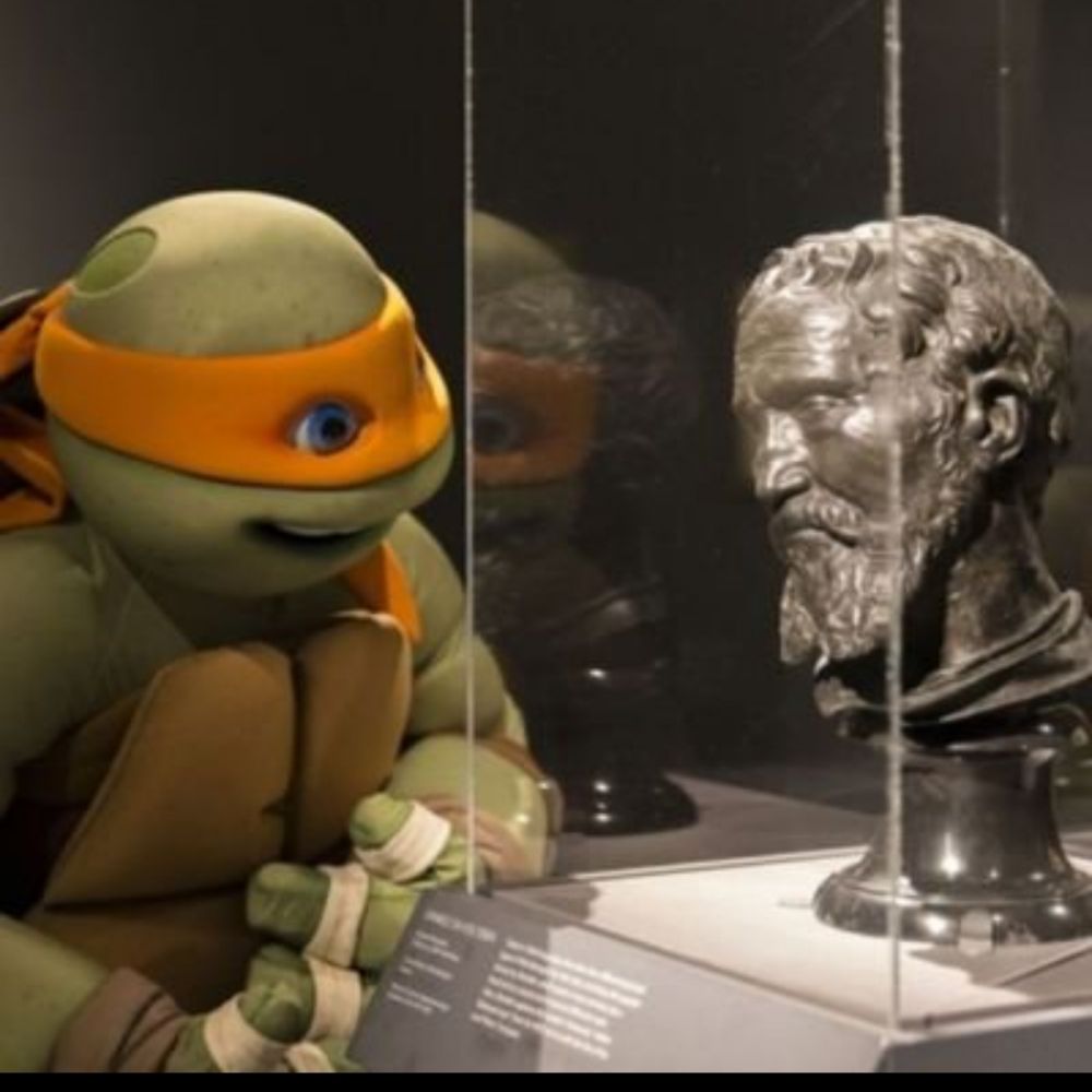 Michelangelo kaplumbağa olan