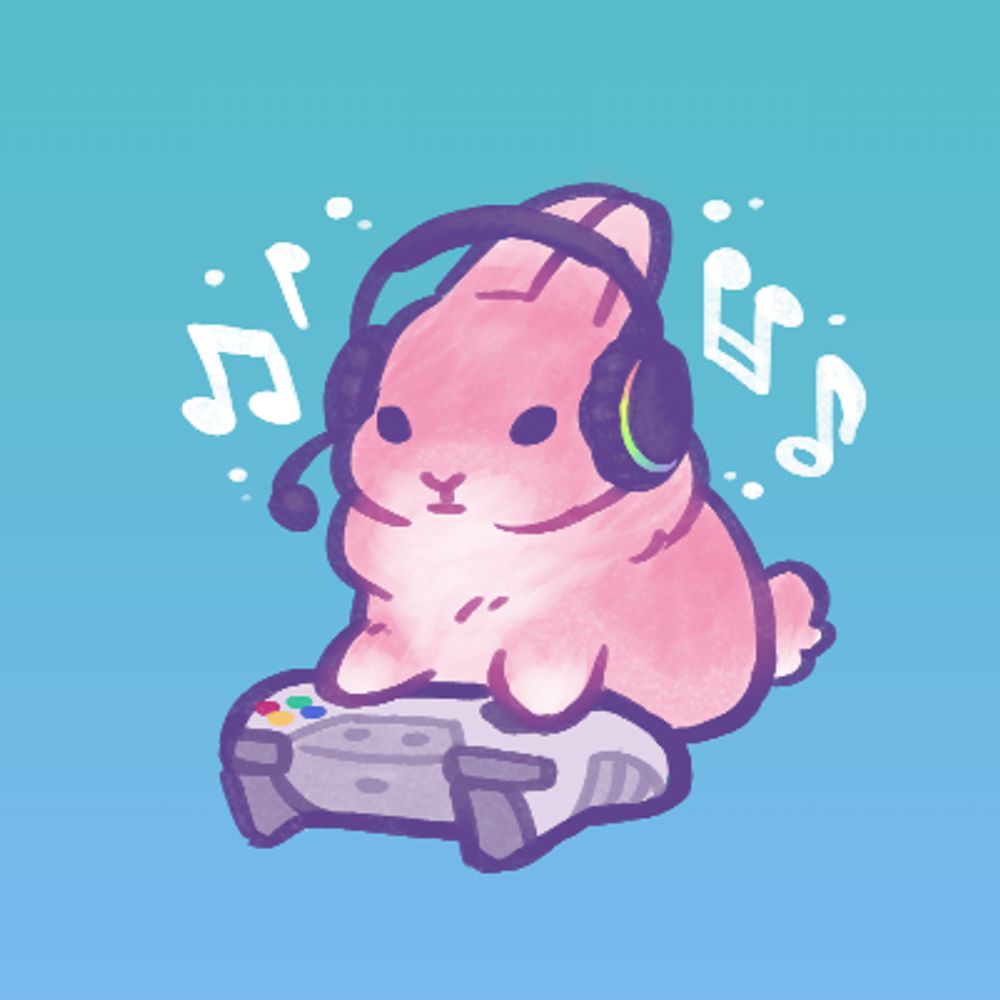bunnies with video game music 🐇🎧