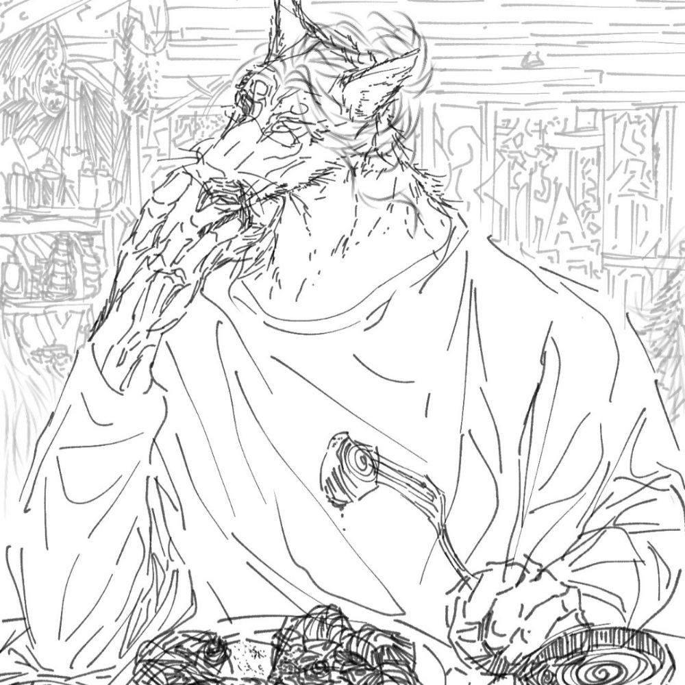 A lineart artist named Husfhar `;^. -Comms open.