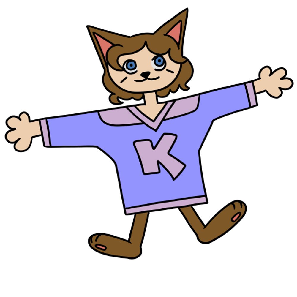androgynous wet cat