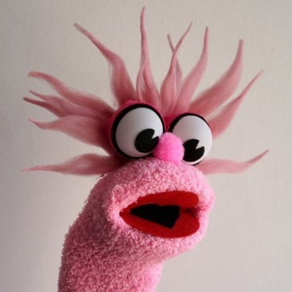 Lairy Sock Puppet 😈 ⬜️🟦