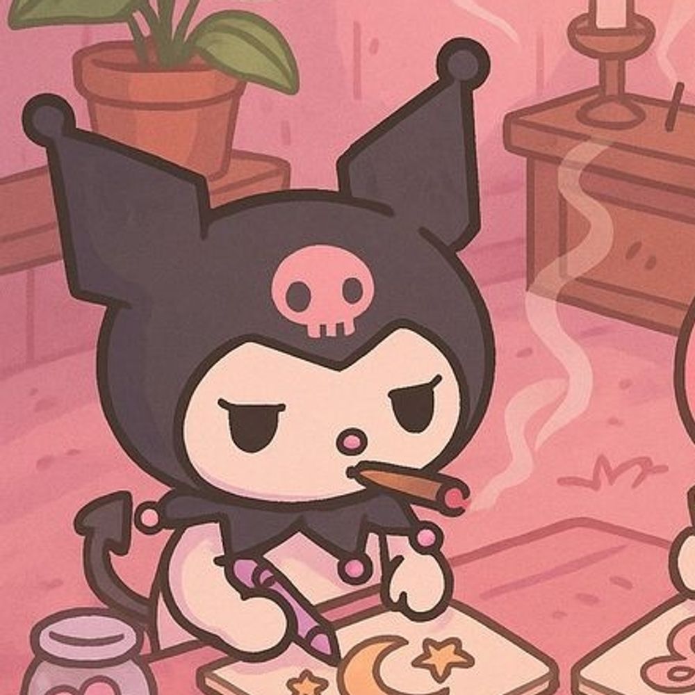 kuromi maconheira pintando bobbie goods