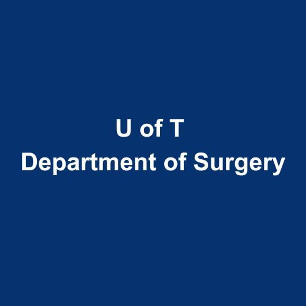 U of T Department of Surgery