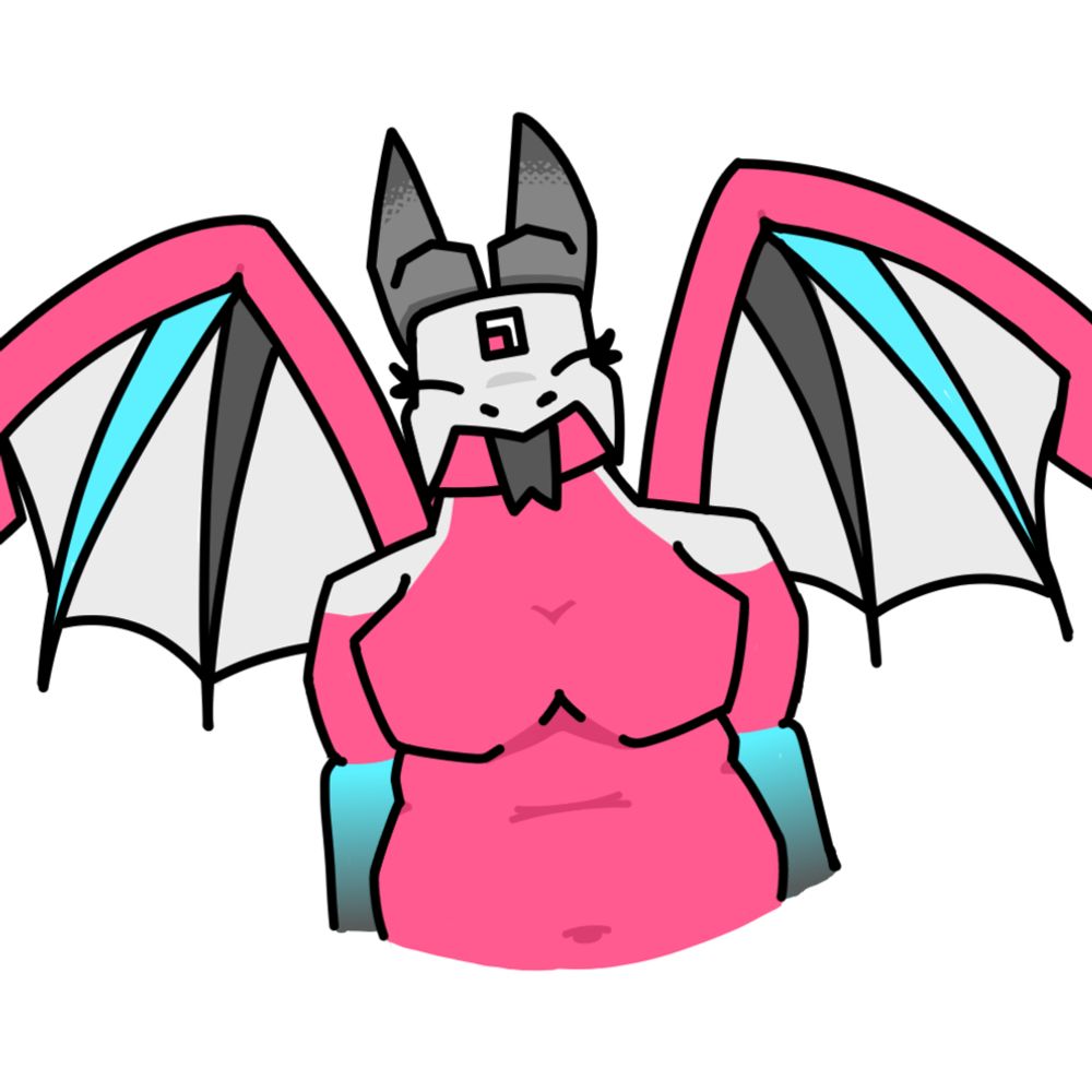 polygonal dragon girl 🔲 🐉