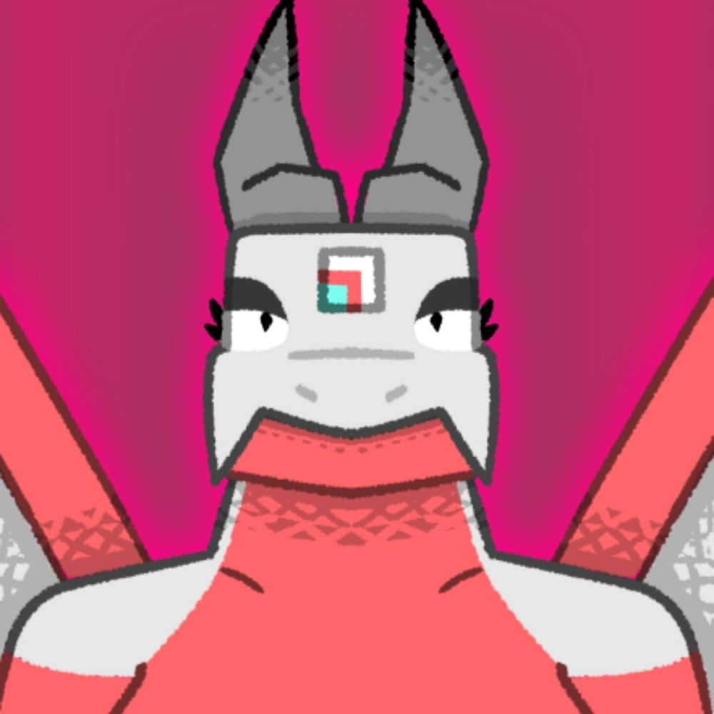 polygonal dragon girl 🔲 🐉