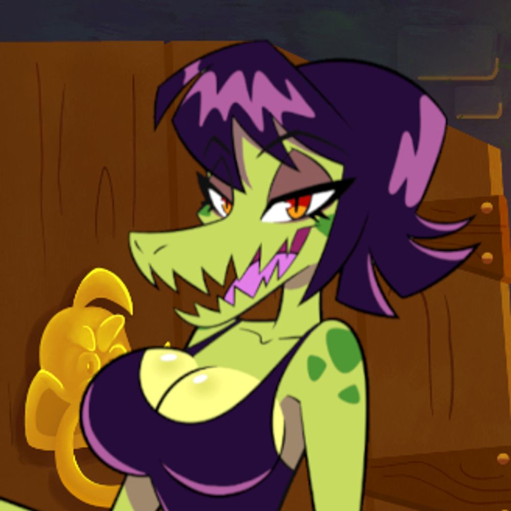 Gadilda The Grunty Gator 🐊 Vtuber+Cartoonist