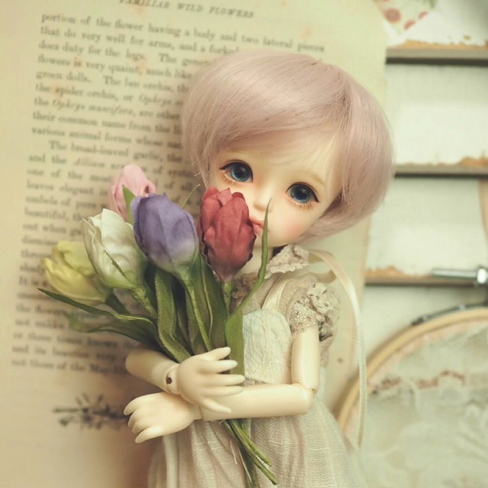 ワカメ【布花とカゴ】beautiful flower