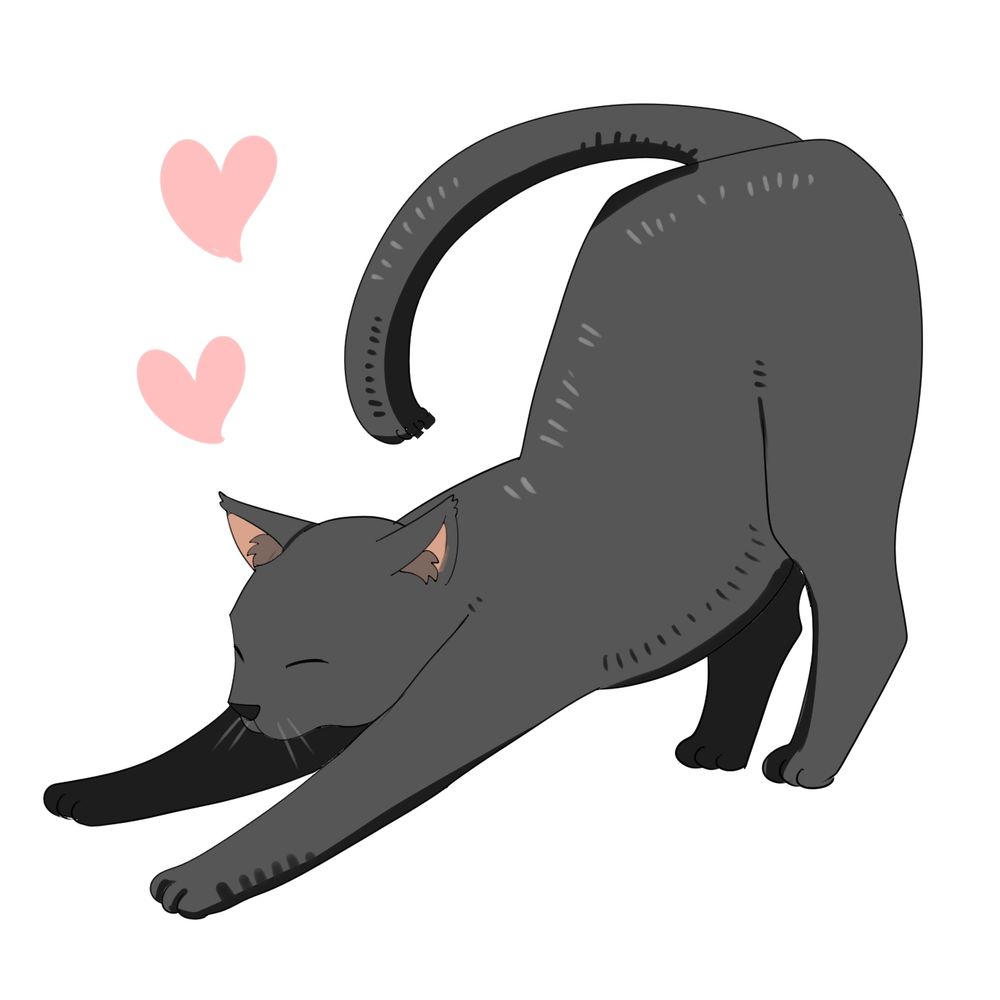 黒猫のさっく♪