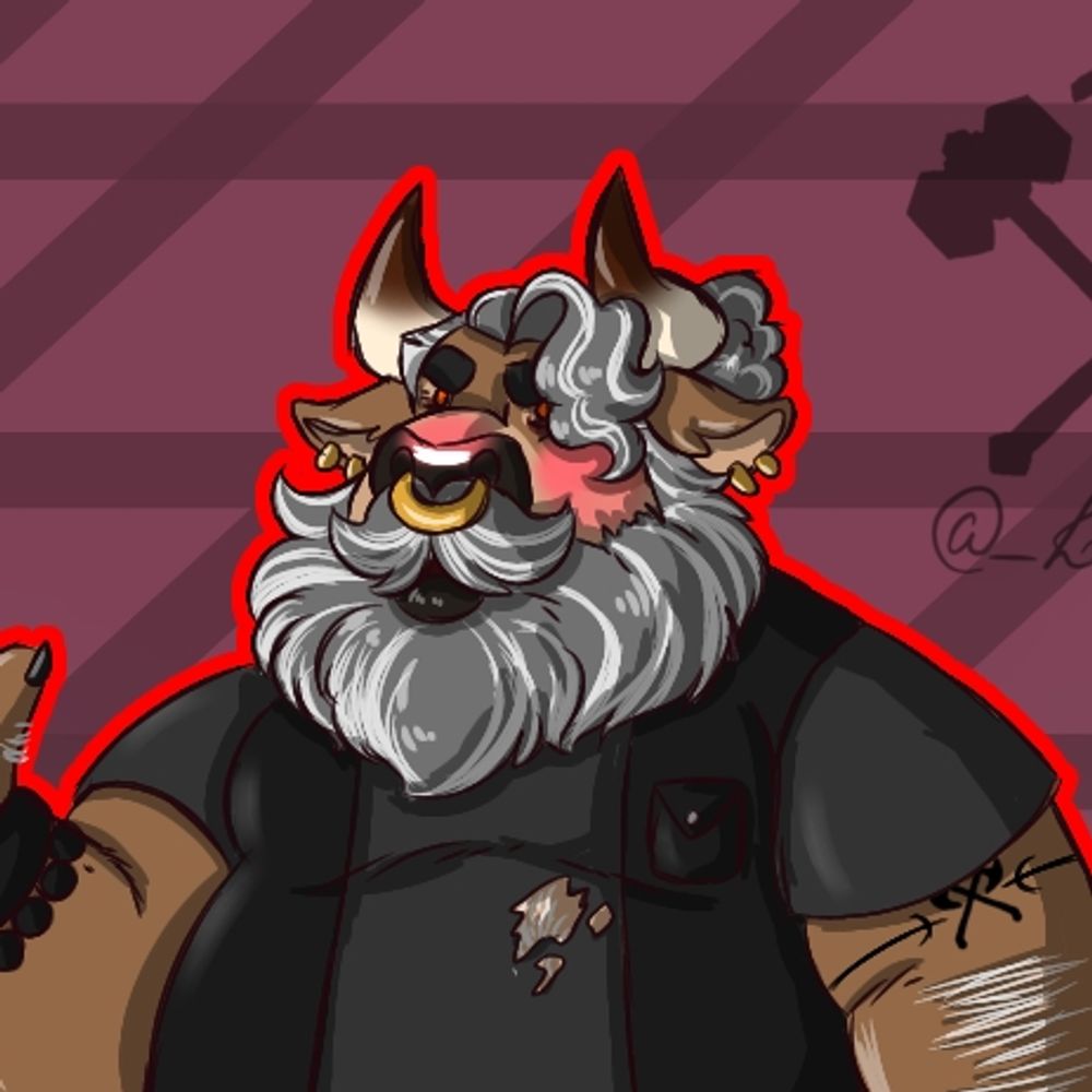 🔞Papa Leo, Yer metalhead bull