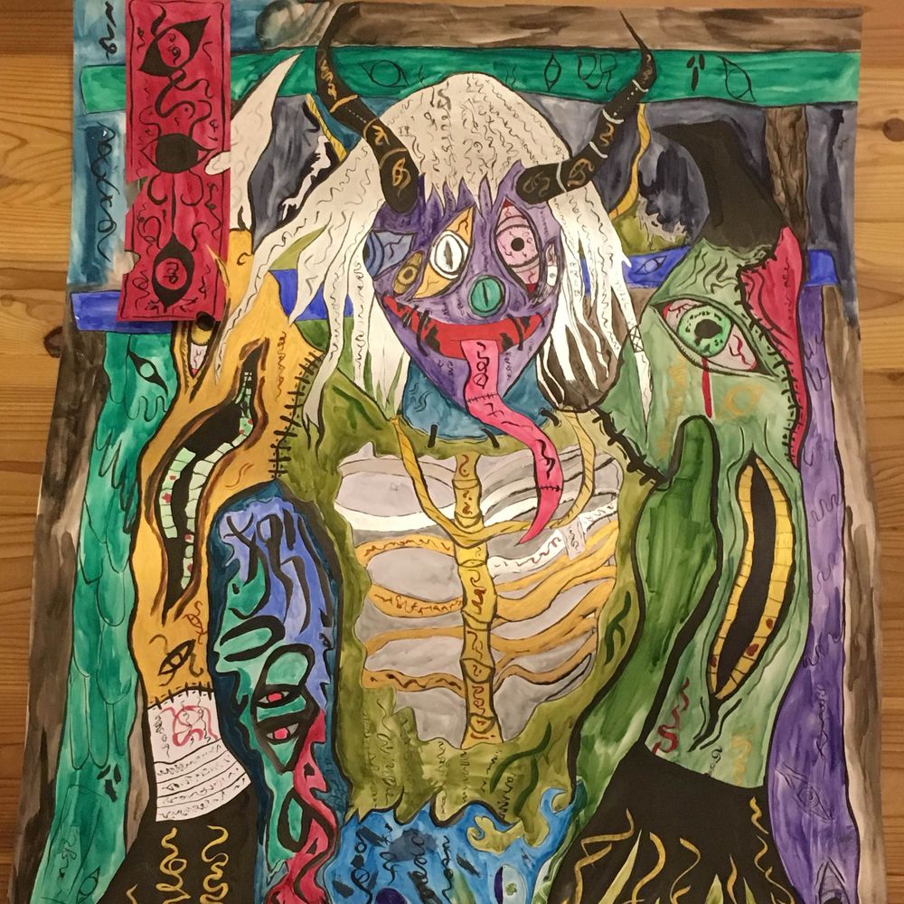 アザミ☘️🐝🐺🍖🦇🍉👁️⛩️🌕🥛