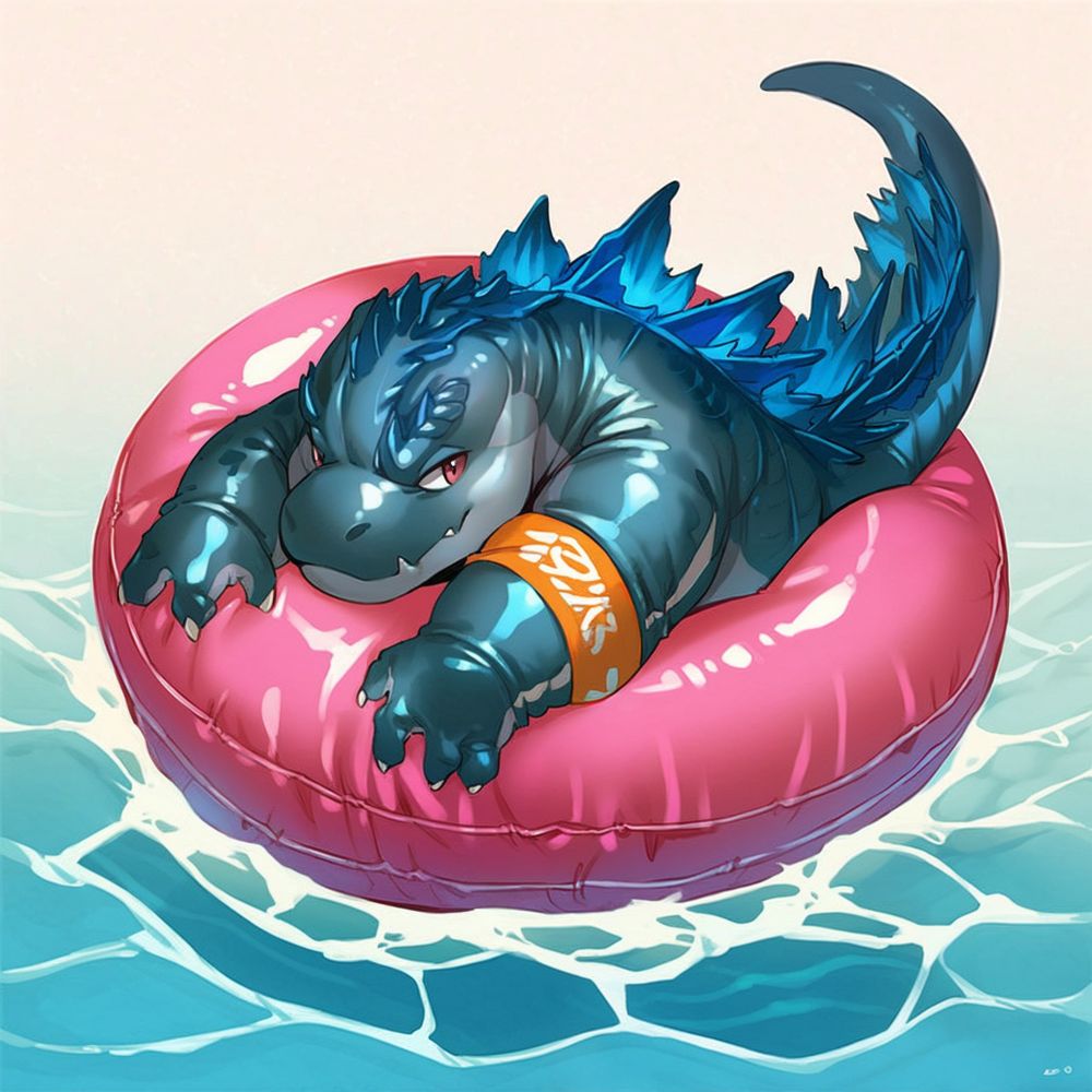 Kaiju in a Kiddie Pool