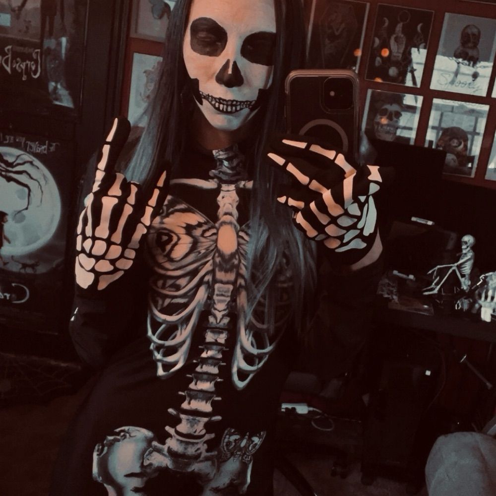 Creepy Goth Babe on TikTok 🧿🔮🦋💙🖤