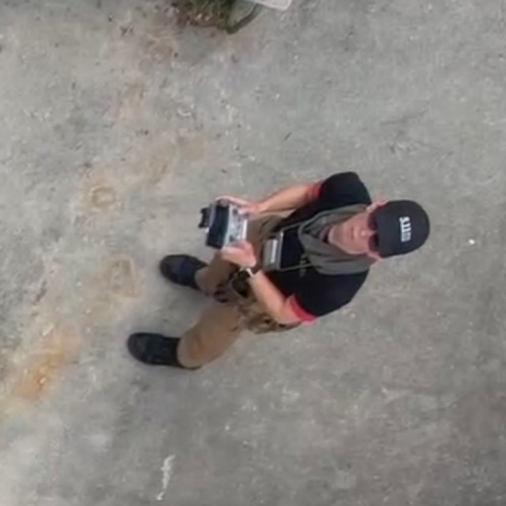 Drone operator Ishii
