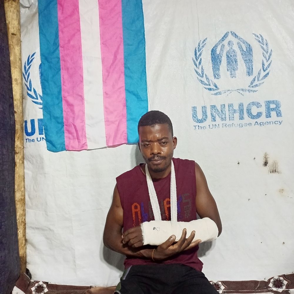  Trans life not easy surviving in refugee camp in East African🥲🏳‍🌈