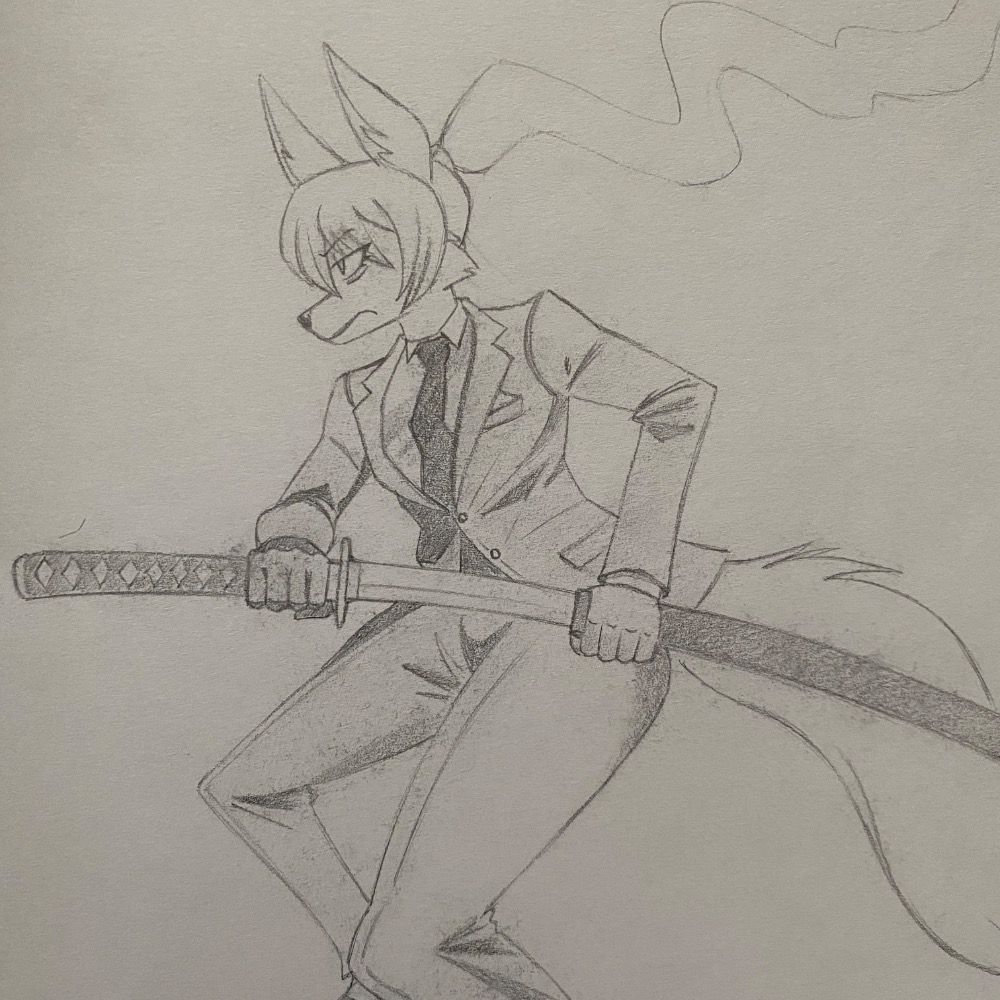Fox Trash Art
