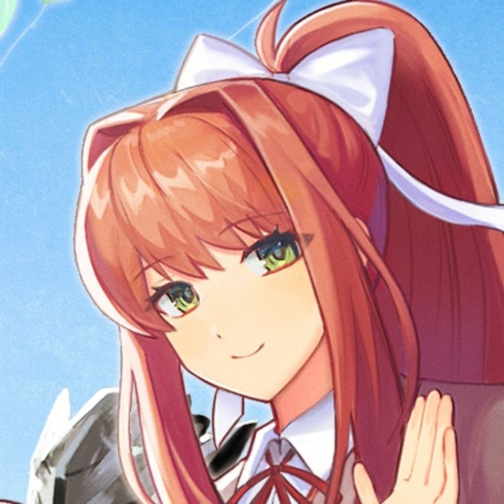 drawing monika daily!