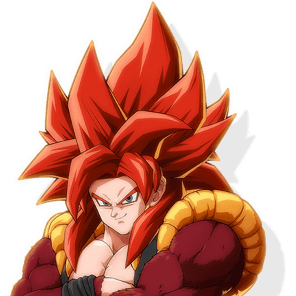 Gogeta throws bricks at whatever