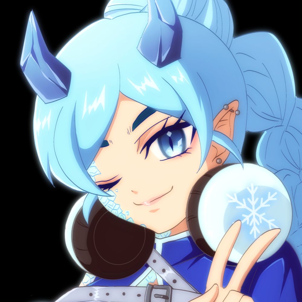 Evie Sylkas ❄️🐉 Half Dragon Vtuber