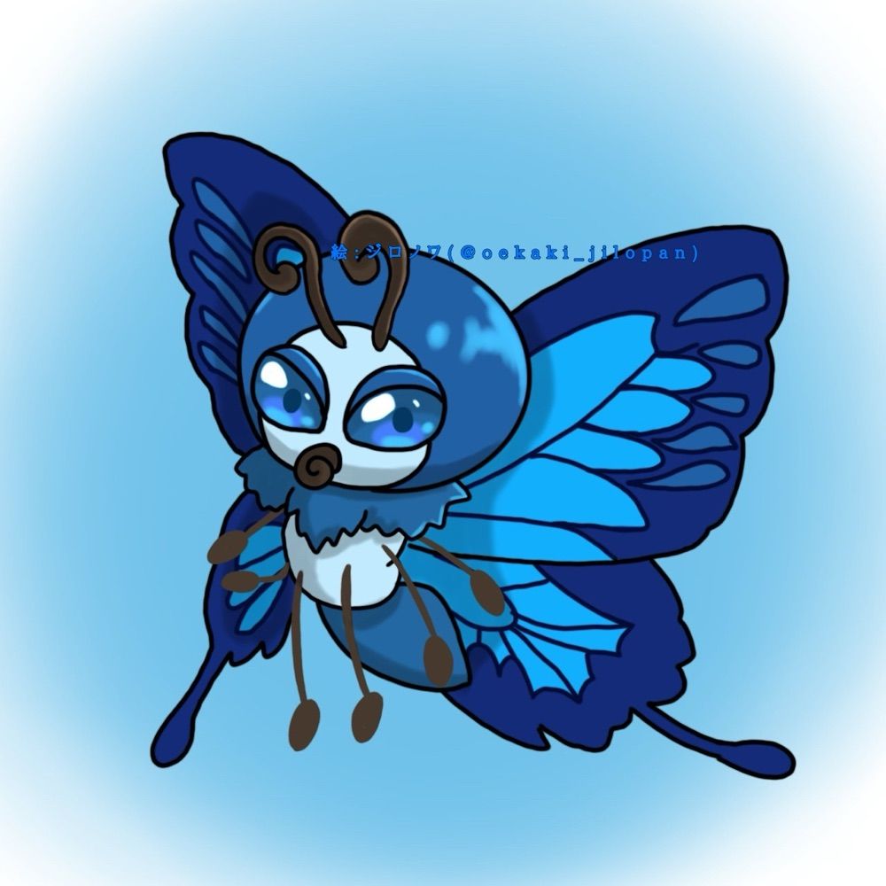 華蝶しあん🦋‪幸福の青い蝶