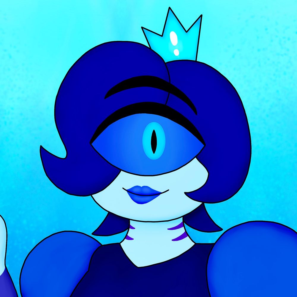 Draco the THICC blue cyclops