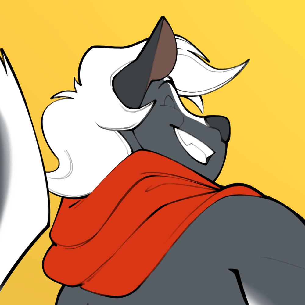 skunk in scarf