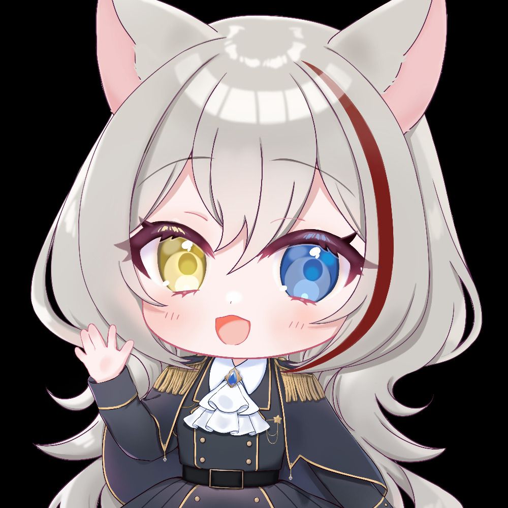 白狼みや🐺‎🤍♦＠新人Vtuber