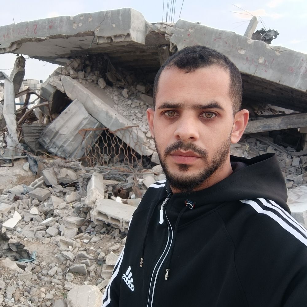 Ahmed live in gaza war