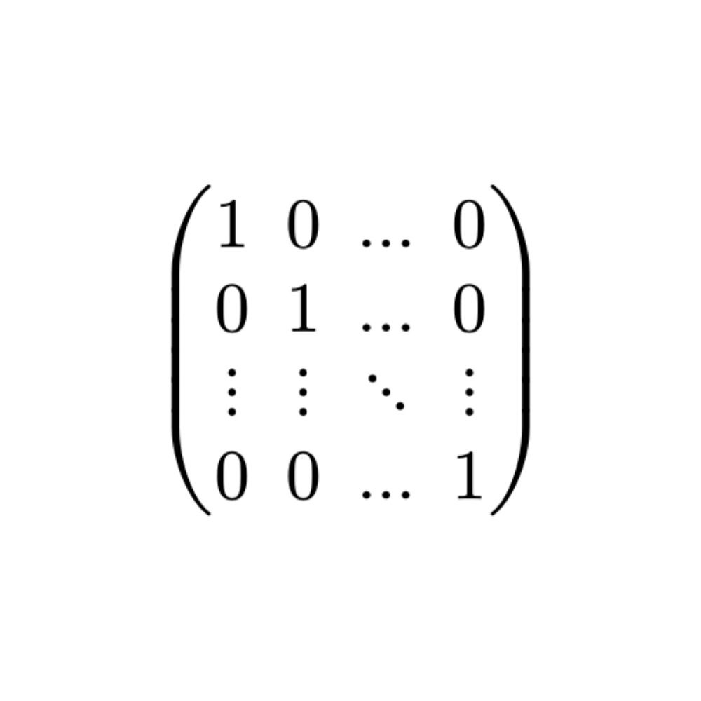 Identity matrix
