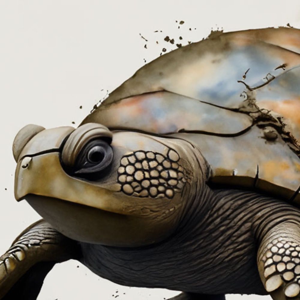 泥亀 (A Turtle in Mudness)