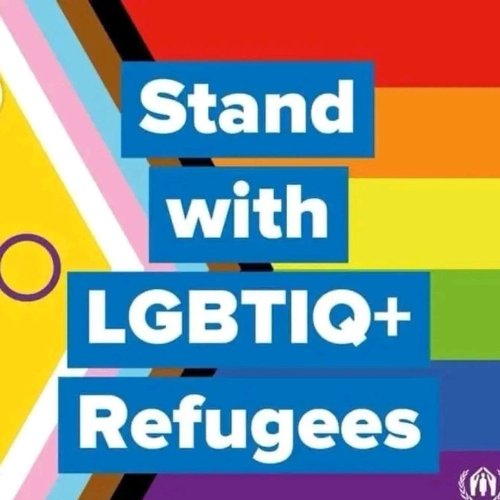 🌈STAND WITH LGBTIQ+ REFUGEES✊️❤️🏳️‍🌈🏳️‍⚧️