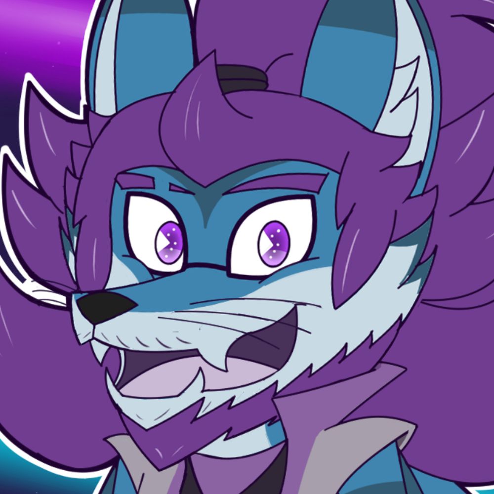 Comet the blue fox