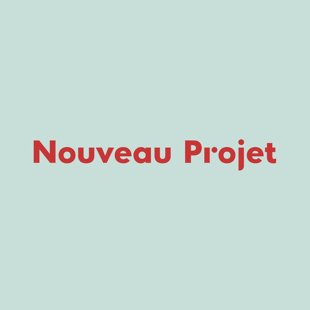 Nouveau Projet