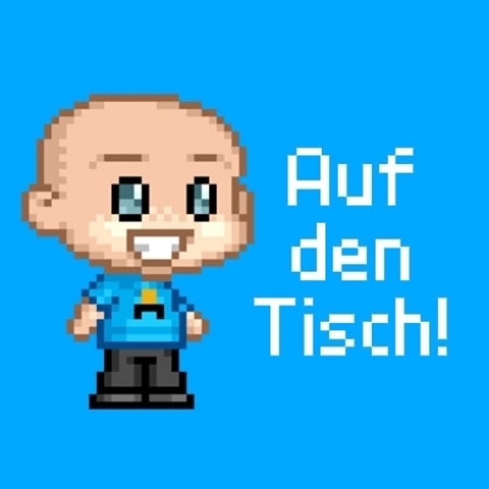 Auf den Tisch!