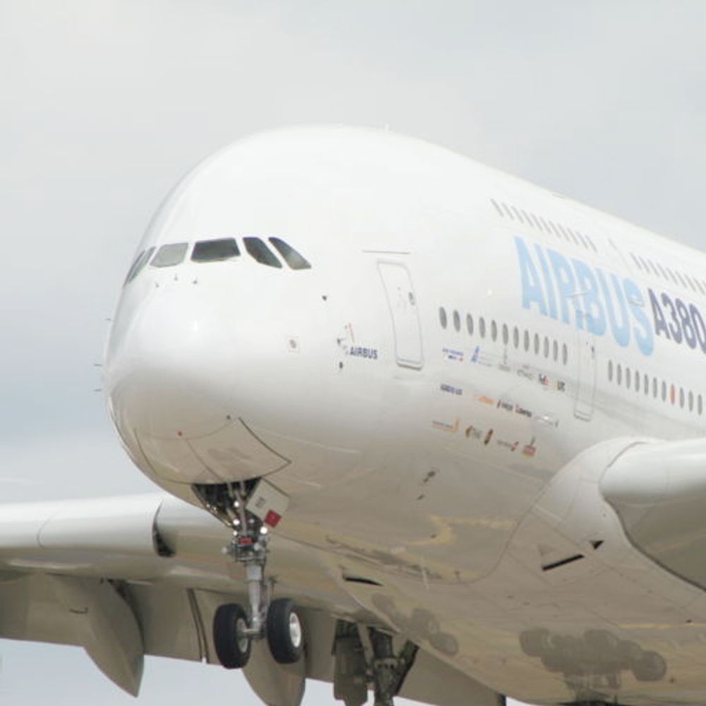 An Airbus A380
