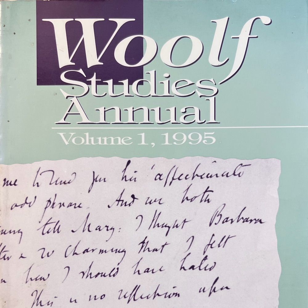 Woolf Studies Annual