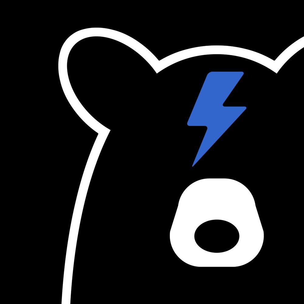 Blue Lightning Bear 💙⚡️🐻