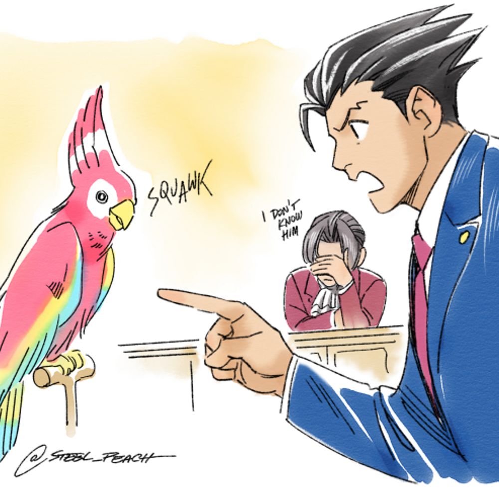 Tea's Ace Attorney art