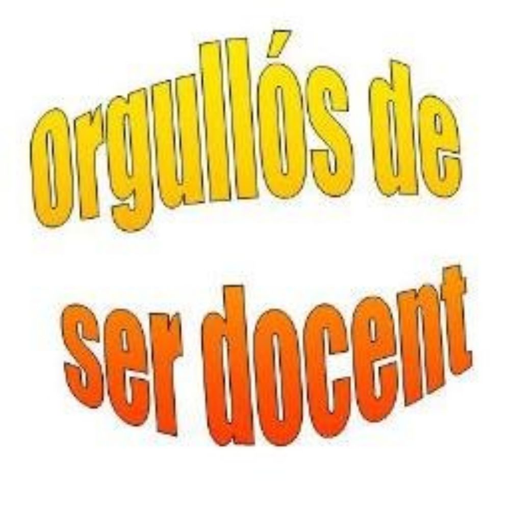 Orgullós de ser docent