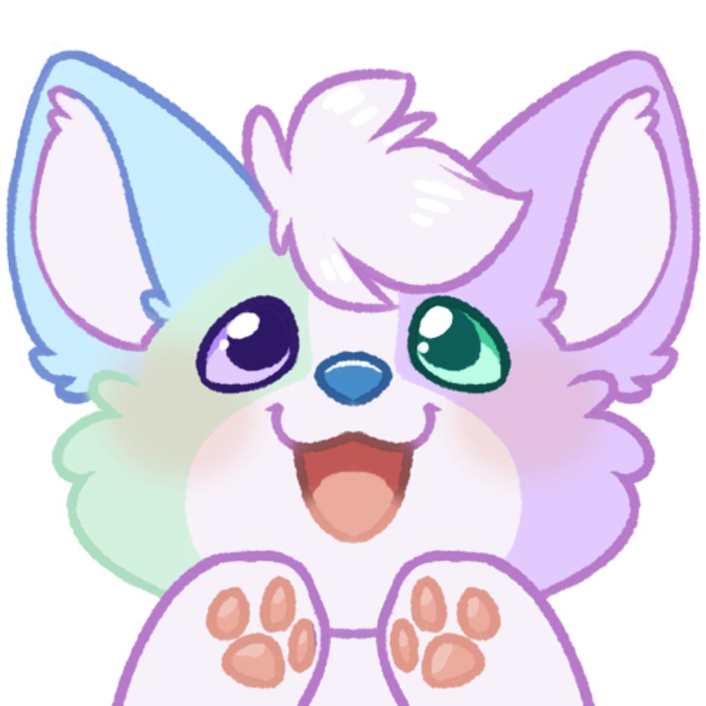 ☁️🍭Cotton Candy Fox from SPAAAAAACEEE🦊🌠