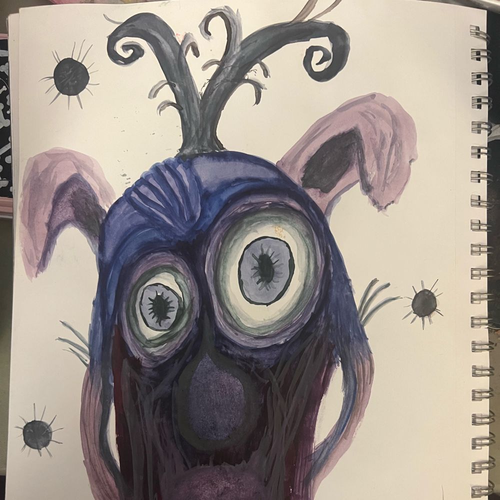 Creepy Chick Art 🖤🦇