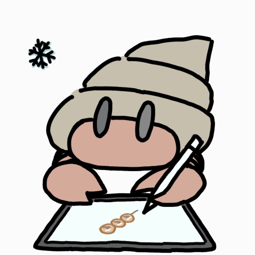 雪のヤドカリ