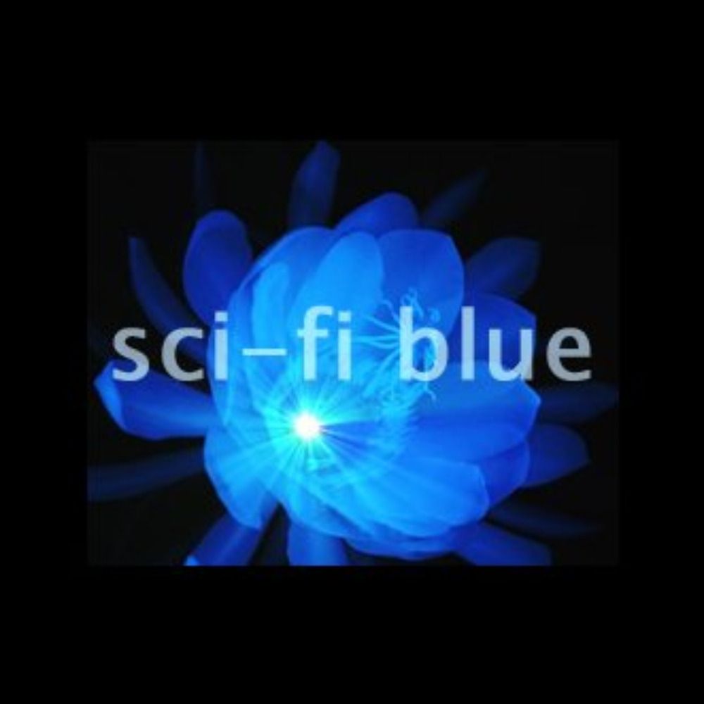 sci-fi blue