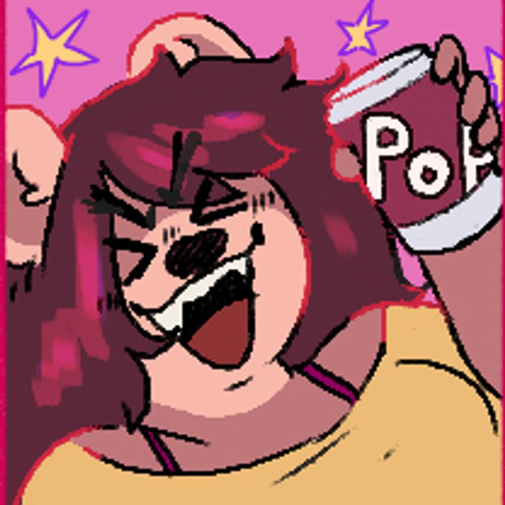 Sleepy sapphic bear