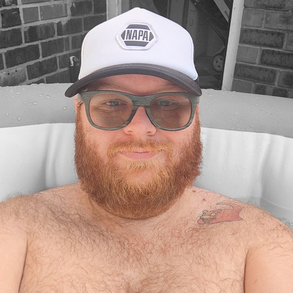 Furry ginger bear